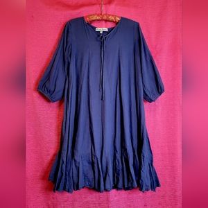 Cotton Smock Dress, Size S